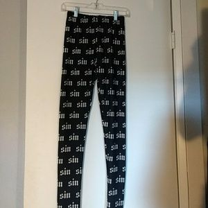 Fleece lined Sin leggings